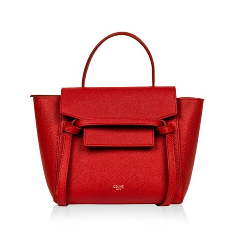 celine nano belt bag red|celine belt bag nano size.